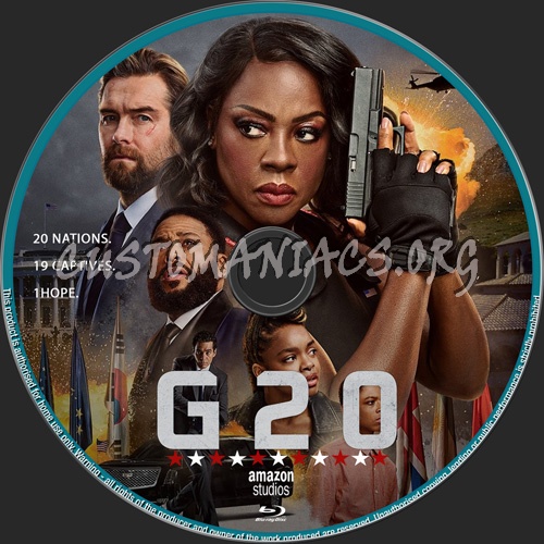 G20 blu-ray label