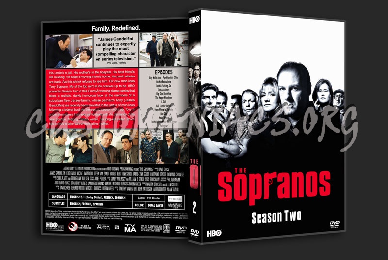 The Sopranos - The Complete Series (spanning spine) dvd cover