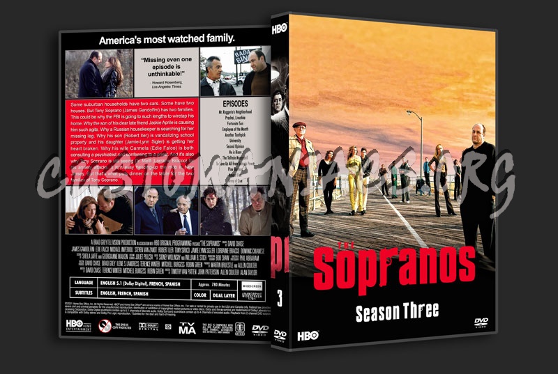 The Sopranos - The Complete Series (spanning spine) dvd cover