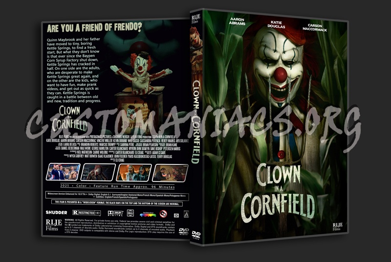 Clown In A Cornfield dvd cover