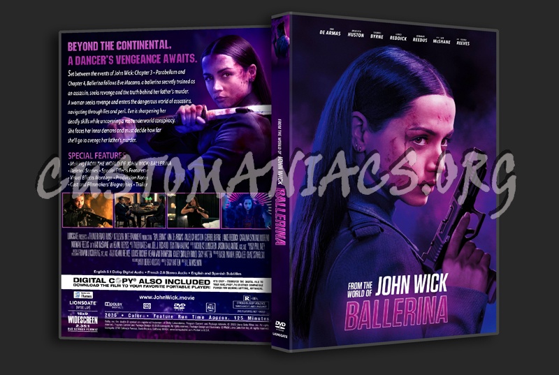 From the World of John Wick: Ballerina dvd cover