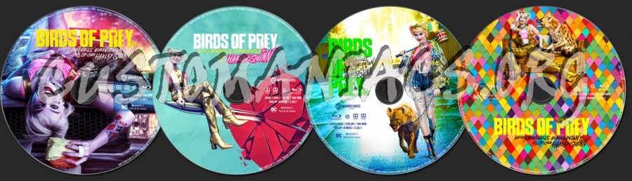 Birds of Prey and the Fantabulous Emancipation of One Harley Quinn (2020) blu-ray label