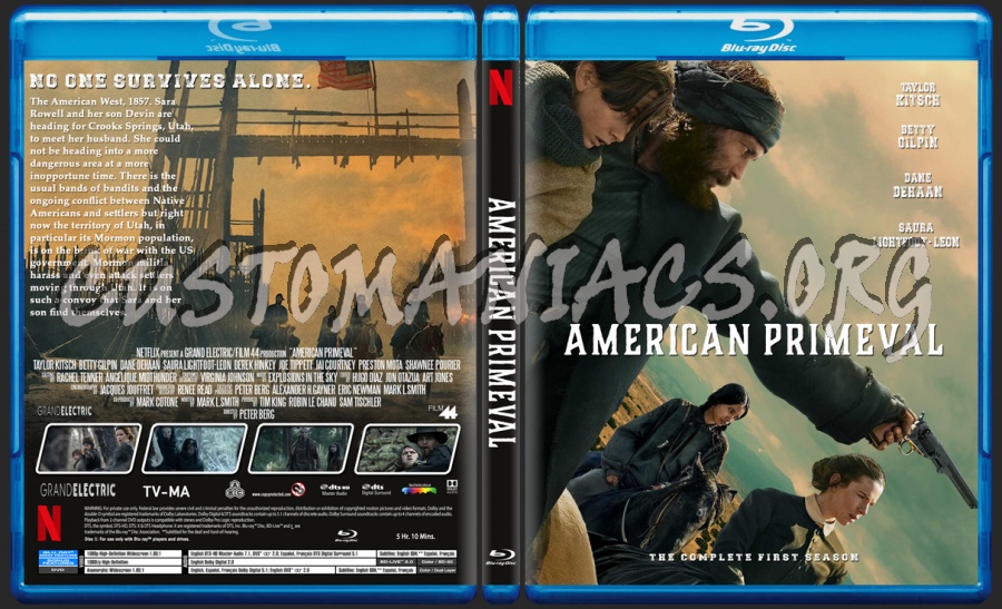 American Primeval Season 1 blu-ray cover