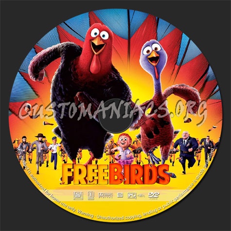 Free BIrds (2013) dvd label