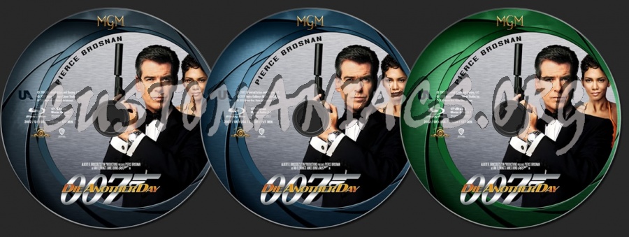 Die Another Day (2002) - 007: Pierce Brosnan Collection blu-ray label