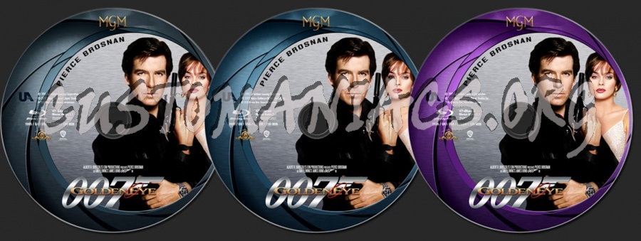 GoldenEye (1995) - 007: Pierce Brosnan Collection blu-ray label