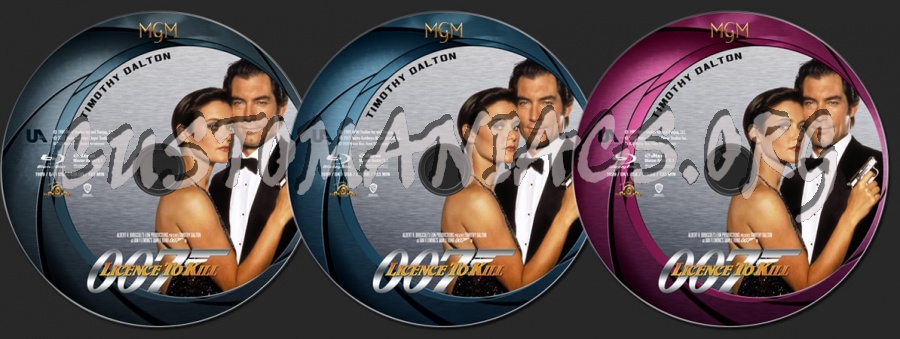 Licence to Kill (1989) - 007: Timothy Dalton Collection blu-ray label