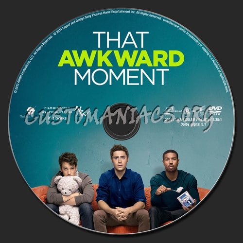 That Awkward Moment (2014) dvd label