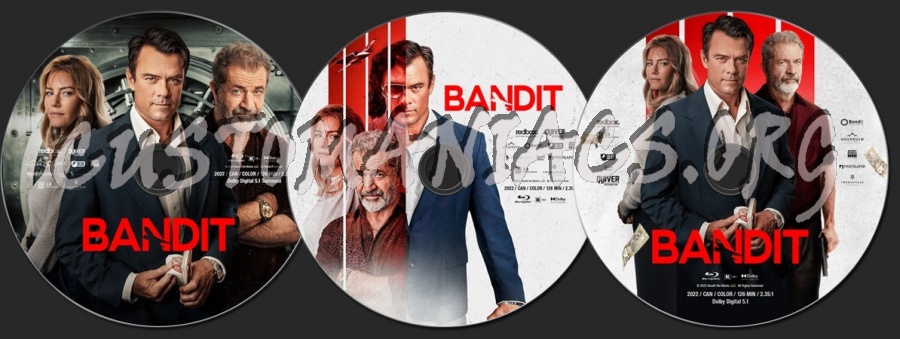 Bandit (2022) dvd label
