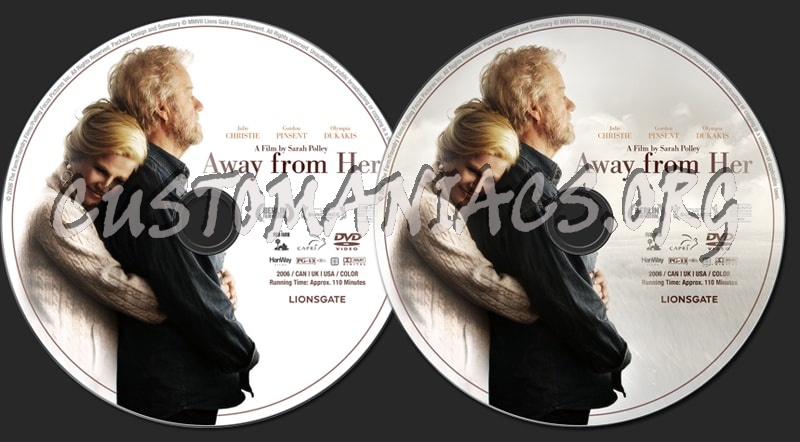 Away from Her (2006) dvd label
