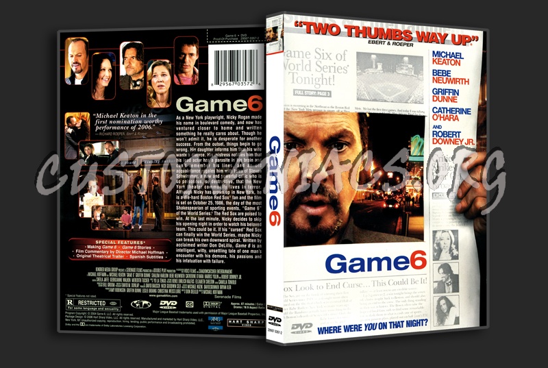 Game 6 dvd cover