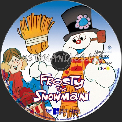 Frosty the Snowman dvd label