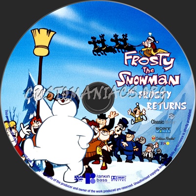 Frosty the Snowman Frosty Returns dvd label
