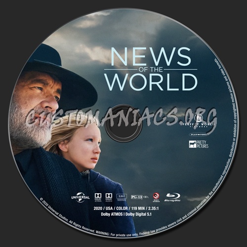 News of the World (2020) blu-ray label