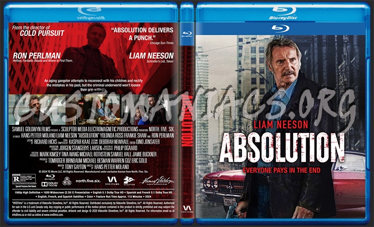 Absolution (2025) blu-ray cover