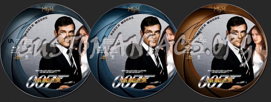 Live and Let Die (1973) - 007: Roger Moore Collection blu-ray label