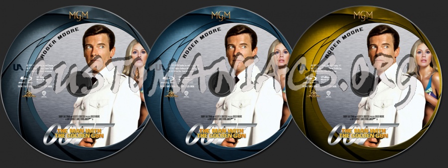 The Man with the Golden Gun (1974) - 007: Roger Moore Collection blu-ray label