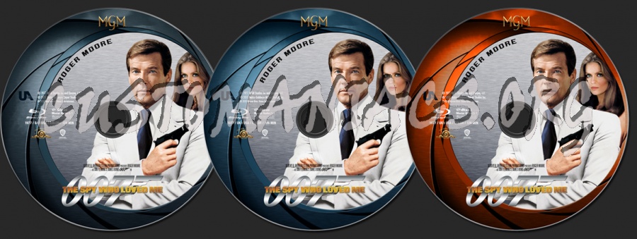 The Spy Who Loved Me (1977) - 007: Roger Moore Collection blu-ray label