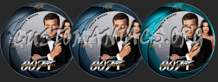 For Your Eyes Only (1981) - 007: Roger Moore Collection blu-ray label