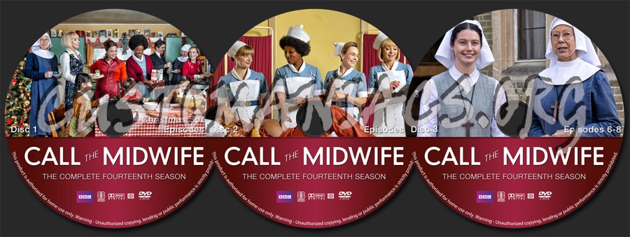 Call The Midwife - Season 14 dvd label
