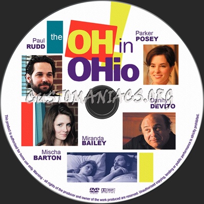 The OH in Ohio dvd label