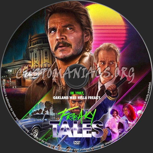 Freaky Tales dvd label