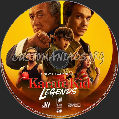 Karate Kid Legends dvd label