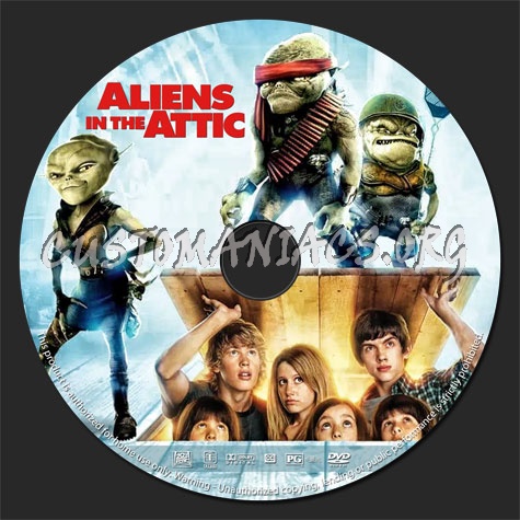 Aliens in the Attic (2009) dvd label