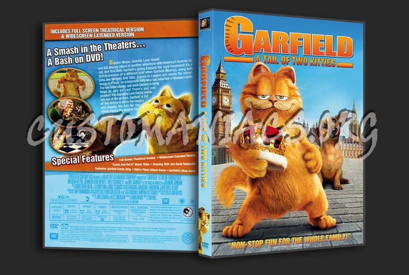 Garfield 2 - A Tail Of Two Kitties dvd cover