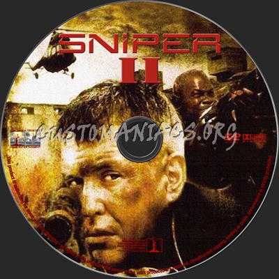 Sniper 2 dvd label