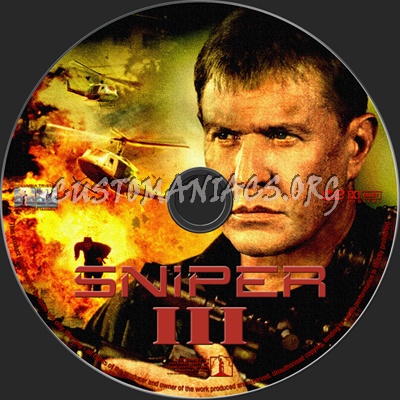 Sniper 3 dvd label