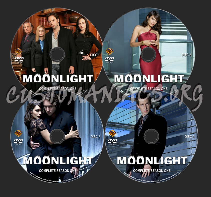 Moonlight Season 1 dvd label
