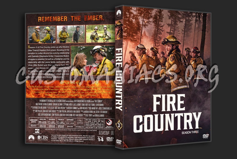 Fire Country - Season 3 dvd cover