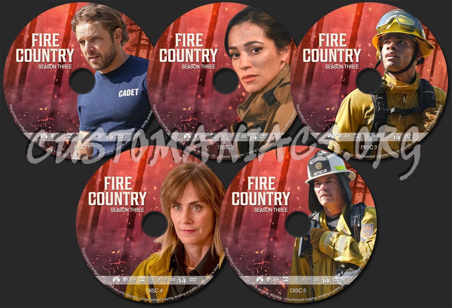 Fire Country - Season 3 dvd label