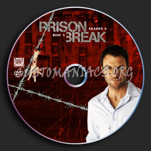 Prison Break : Season 3 : Disc 5 dvd label