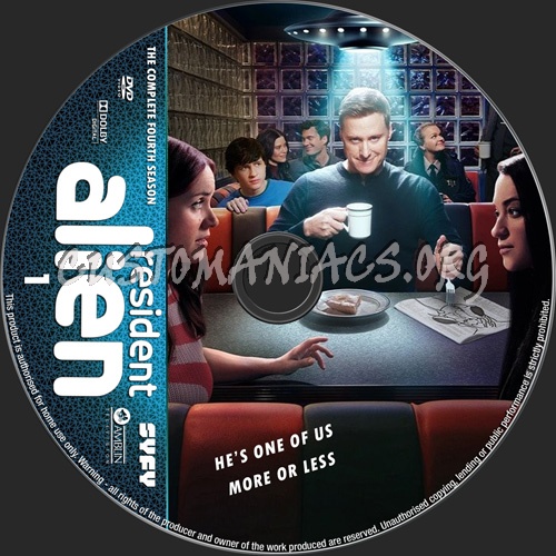 Resident Alien Season 4 dvd label