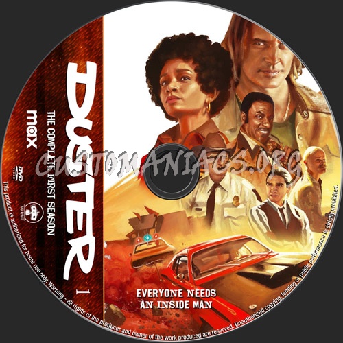 Duster Season 1 dvd label