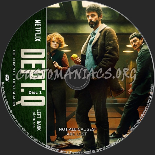 Dept Q Season 1 dvd label