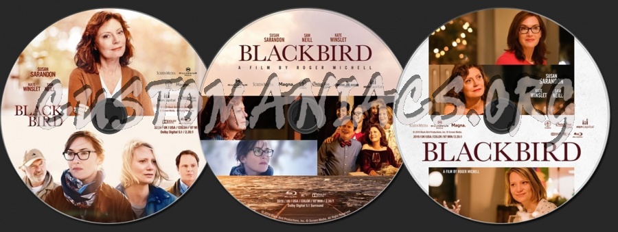 Blackbird (2019) blu-ray label