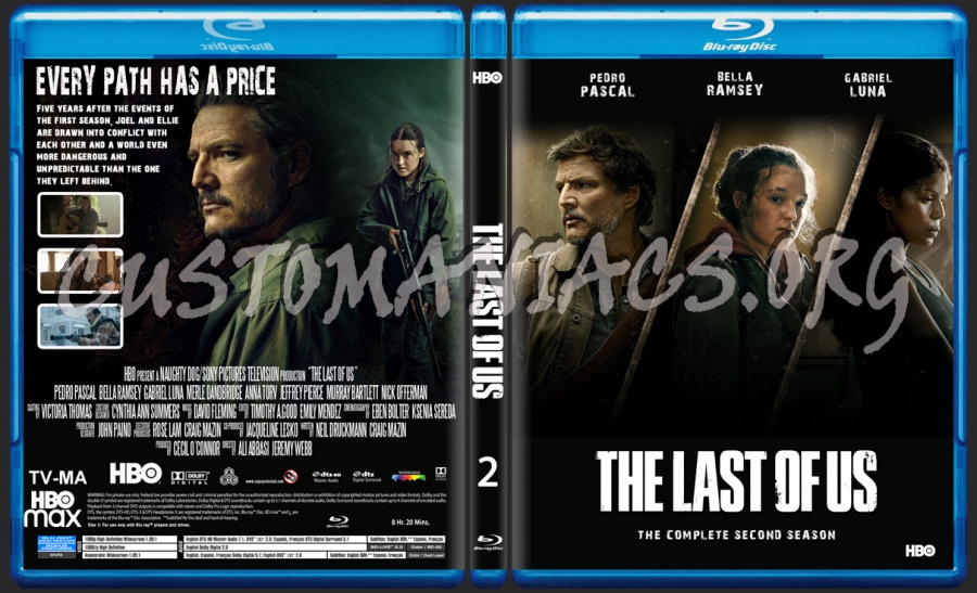 The Last Of Us Season 2 blu-ray cover