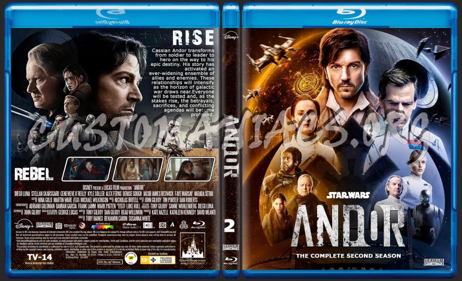 Andor Season 2 blu-ray cover