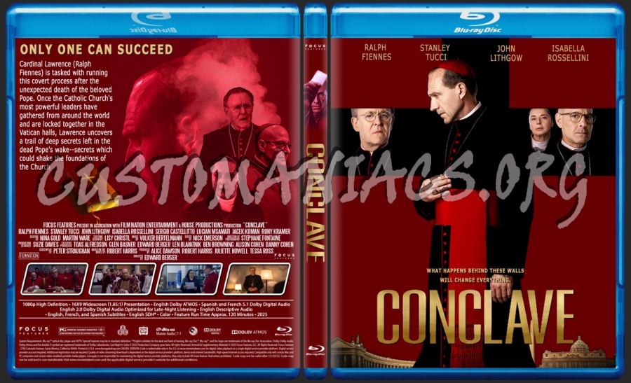 Conclave blu-ray cover