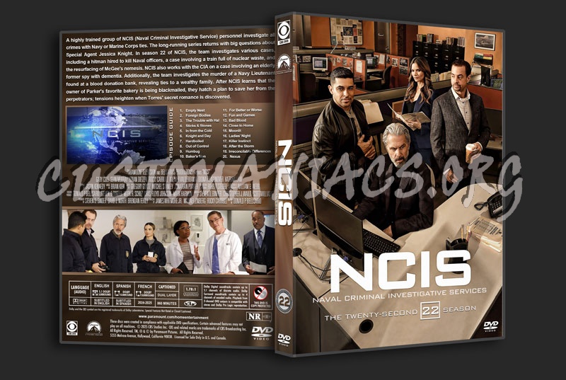 NCIS - Season 22 dvd cover