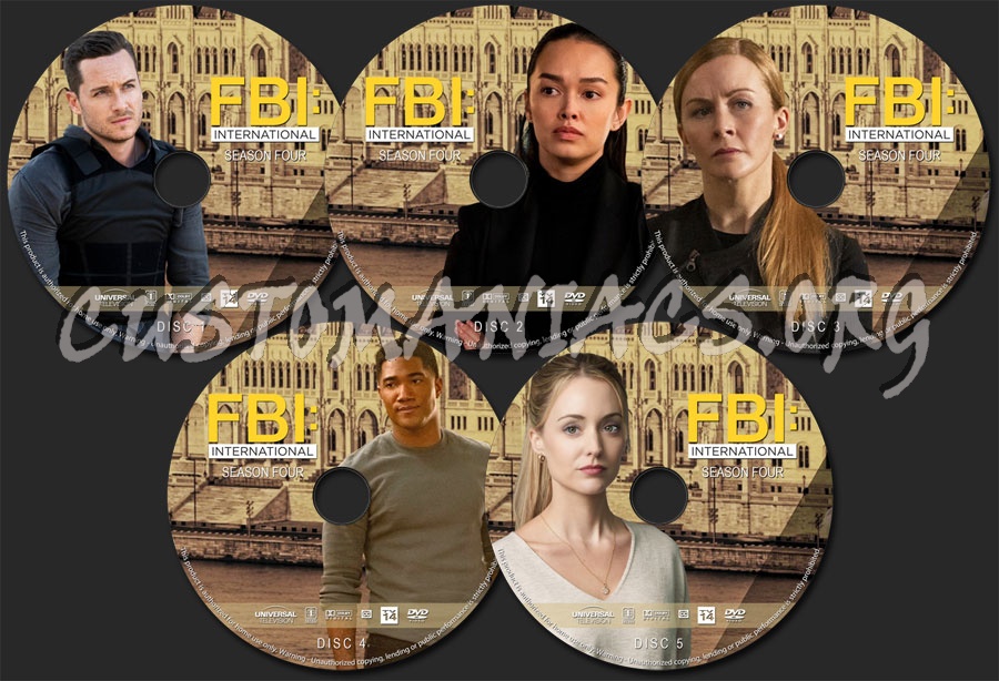 FBI: International - Season 4 dvd label
