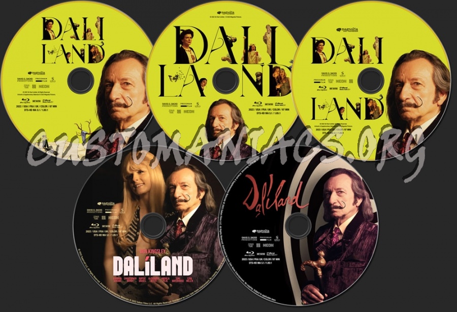 Daliland (2022) blu-ray label