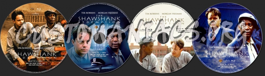 The Shawshank Redemption (1994) blu-ray label