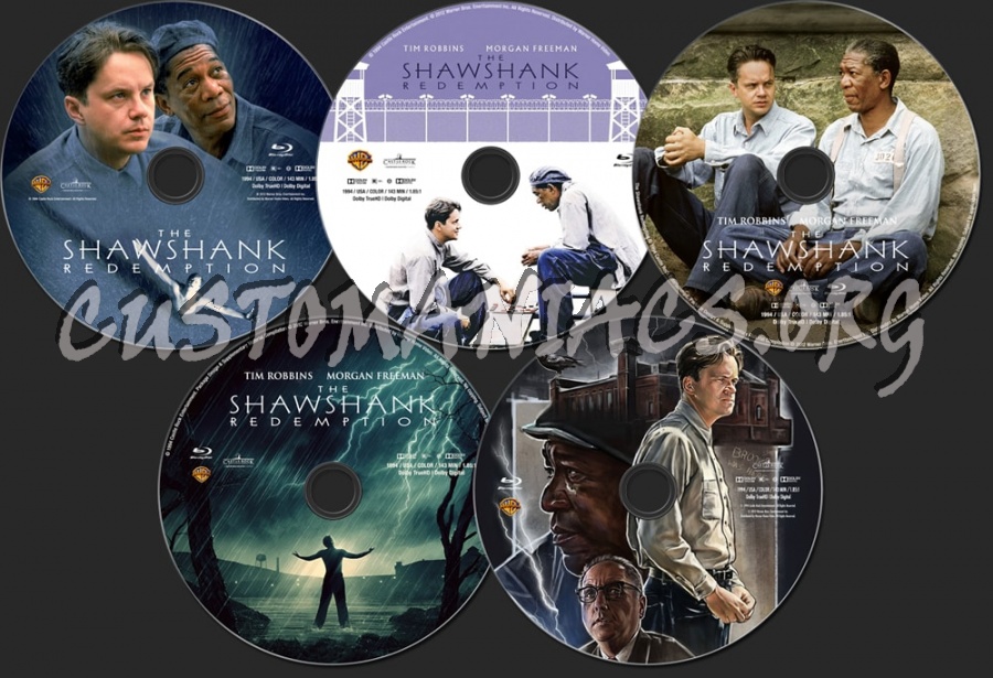 The Shawshank Redemption (1994) blu-ray label