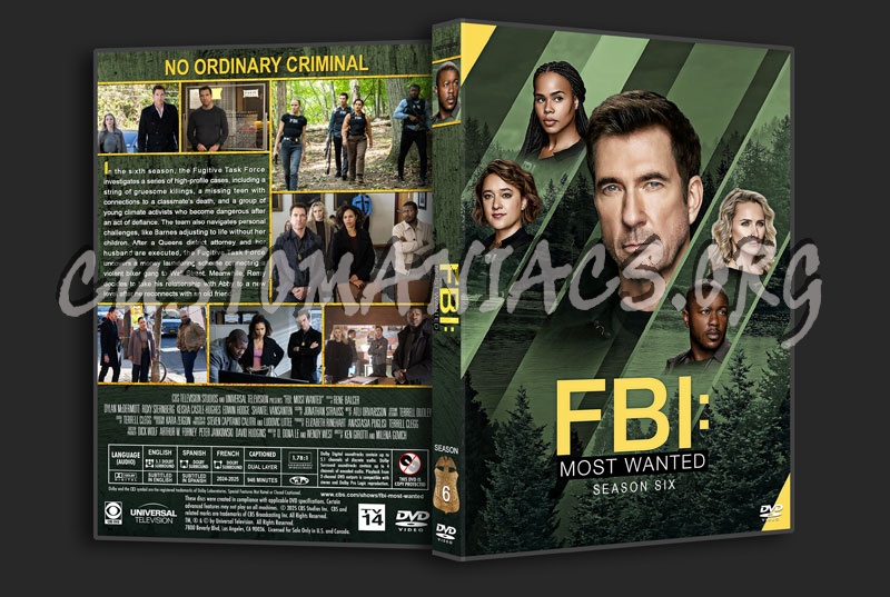 FBI: Most Wanted - Season 6 dvd cover