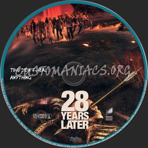 28 Years Later blu-ray label