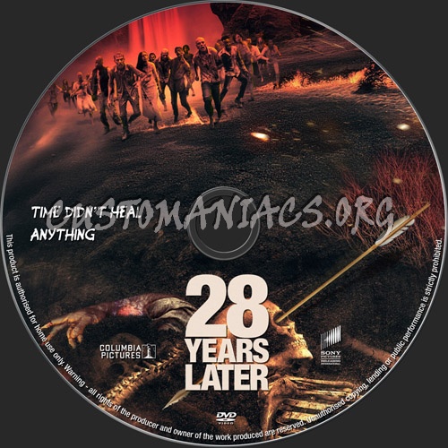 28 Years Later dvd label